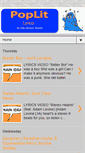 Mobile Screenshot of lyrics.poplit.net